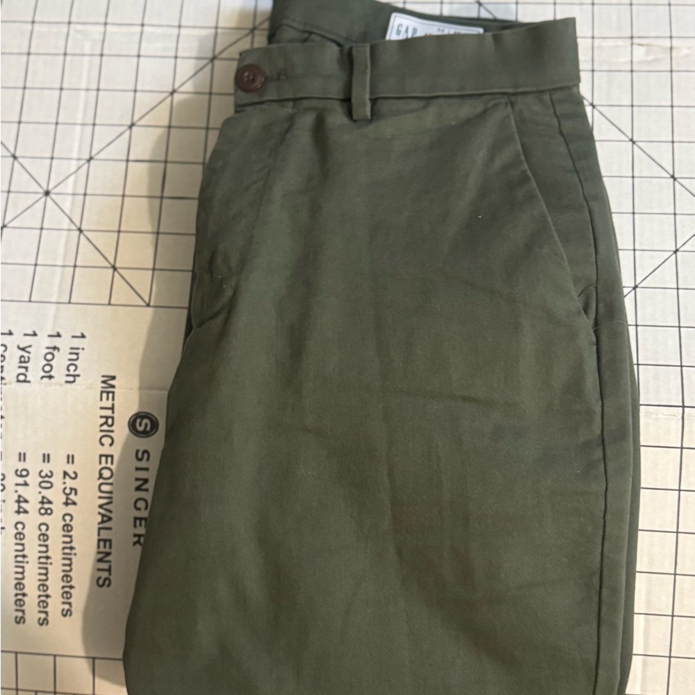 Gap Athletic Taper Olive Pants